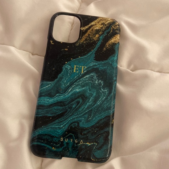 Burga Green and Gold Marble Elegant Iconic Emerald Pool Snap IPhone 11 Case - Picture 2 of 9